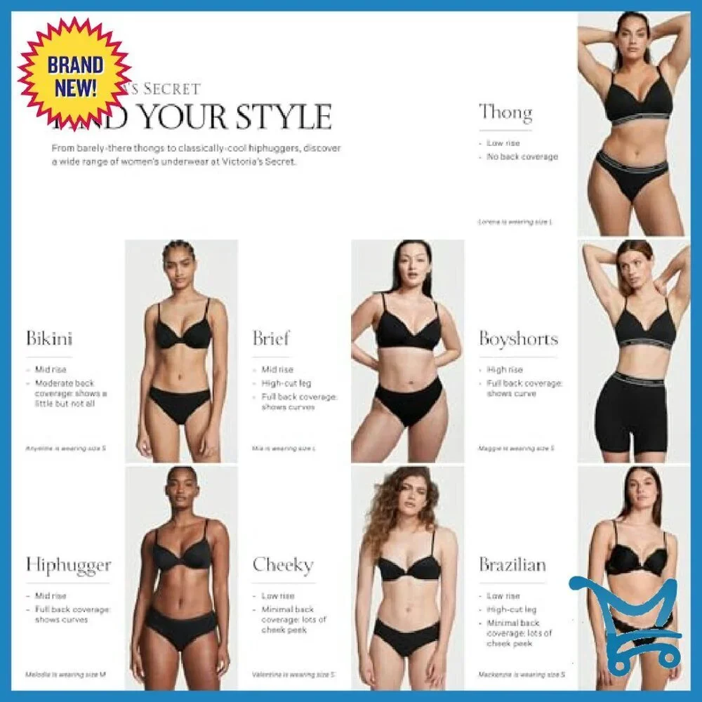 Seamless Full Coverage Briefs Multi Pack XS-XXL Stretchy Panties